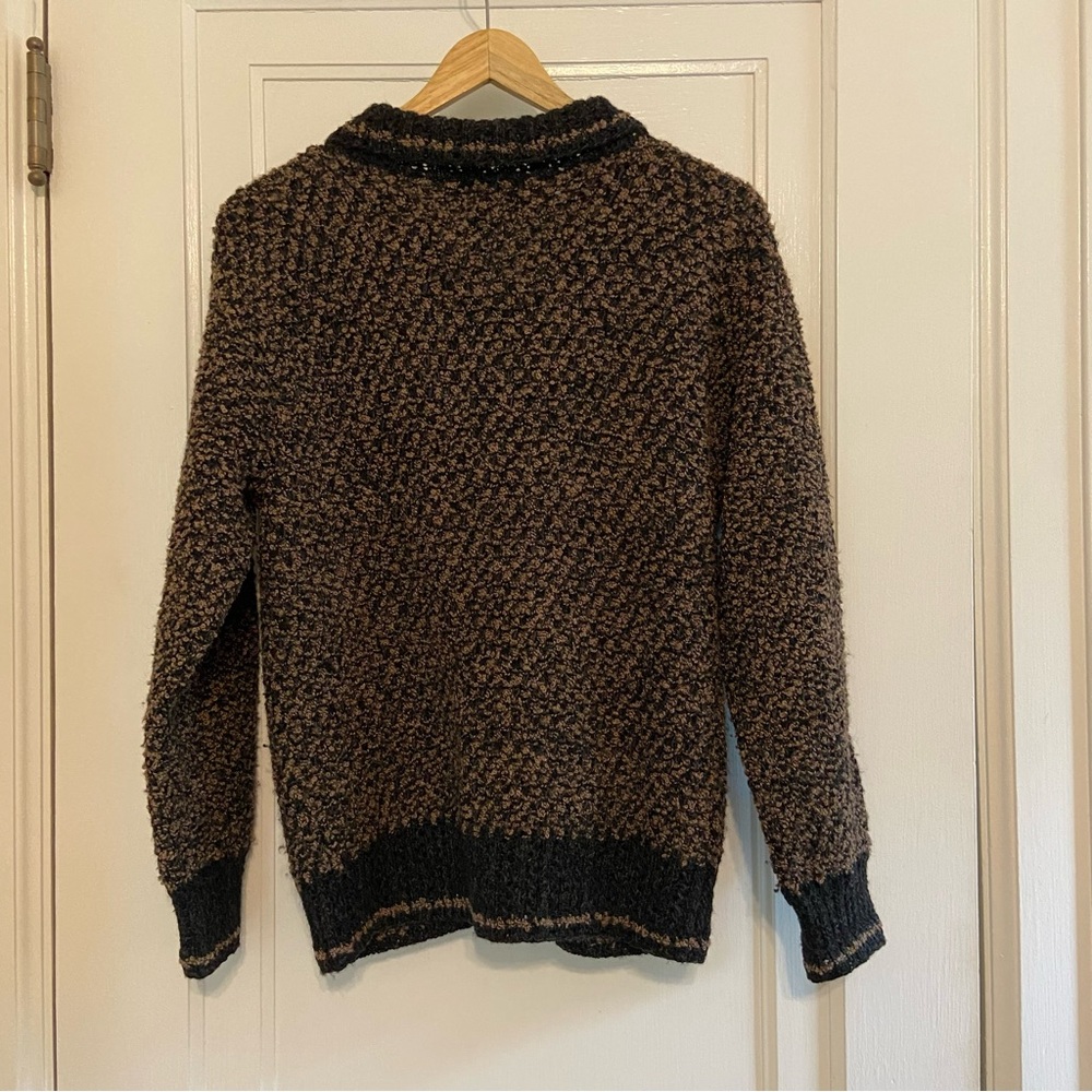 Peruvian Connection Button Down Wool Cardigan - image 6